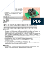 DIL44 TQFP44 1 TIF 70 0076 Adapter Manual