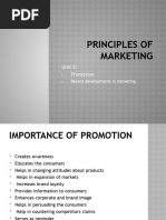 PRINCIPLES OF MARKETING - UNIT 5 Pormotion & Recent Developments2