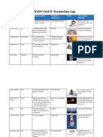 Unit 8 Vocab Log