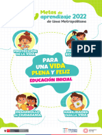 Metas de Aprendizaje 2022 de Lima Metropolitana