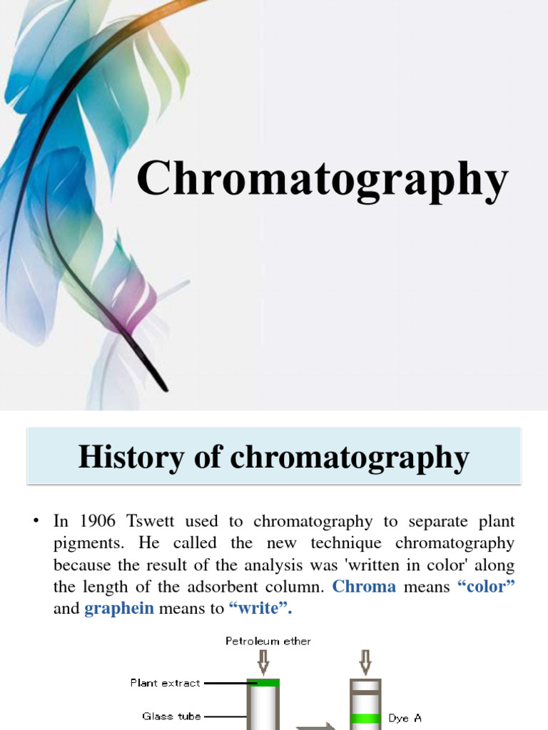 Chromatography and paper chromatography | PDF | Chromatography ...