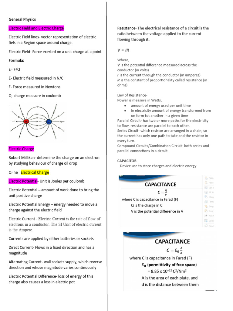 Branches of biology pdf electricity electric current