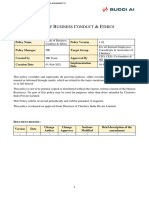 Claritrics' - Code of Business Conduct & Ethics - Docx 10