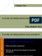 Operation Management 2021 (Chapter 1 To 5)
