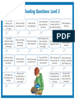 Levelled Guided Reading Questions Mat - Level 3