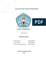 MAKALAH SALAH SATU FILSUF MATEMATIKA - FilsafatMIPA