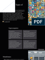 Introduction To Types of Computers: by Paplu Patail
