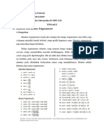 Integral Trigonometri Dasar