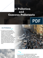 Air Pollution and Gaseous Pollutants