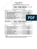 Jadwal Tutorial Blok 2.3