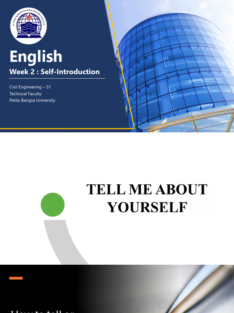 2 +week+2+ (Self+Introduction) | PDF