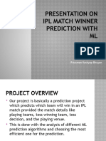 Presentation On IPL Match Winner Prediction With ML