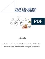 QTDM. Bai 2. Phan Loai Doi Moi Và Nguon Cua Doi Moi - Post
