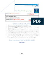 MAPA - Material de Avaliação Prática Da Aprendizagem: Acadêmico: R.A