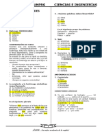 Simulacro Tipo Unprg - Ciencias e Ingenierías