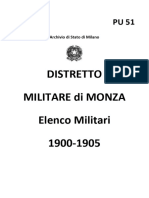 Distretto Di Monza 1900-1905-PU 51