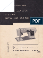 Montgomery Ward URR 277F Sewing Machine Instruction Manual