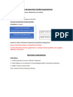 Pauta de Ejercicios Cardiorrespiratorios