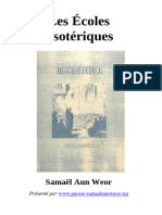 1985 Samael Aun Weor Les Écoles Ésotériques 1