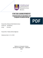 CSC126 Individual Assignment Oct22 - MOHAMADWAFIHAFIZI - CS1101B