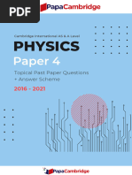 Physics 9702 Paper 4 - Magnetic Fields