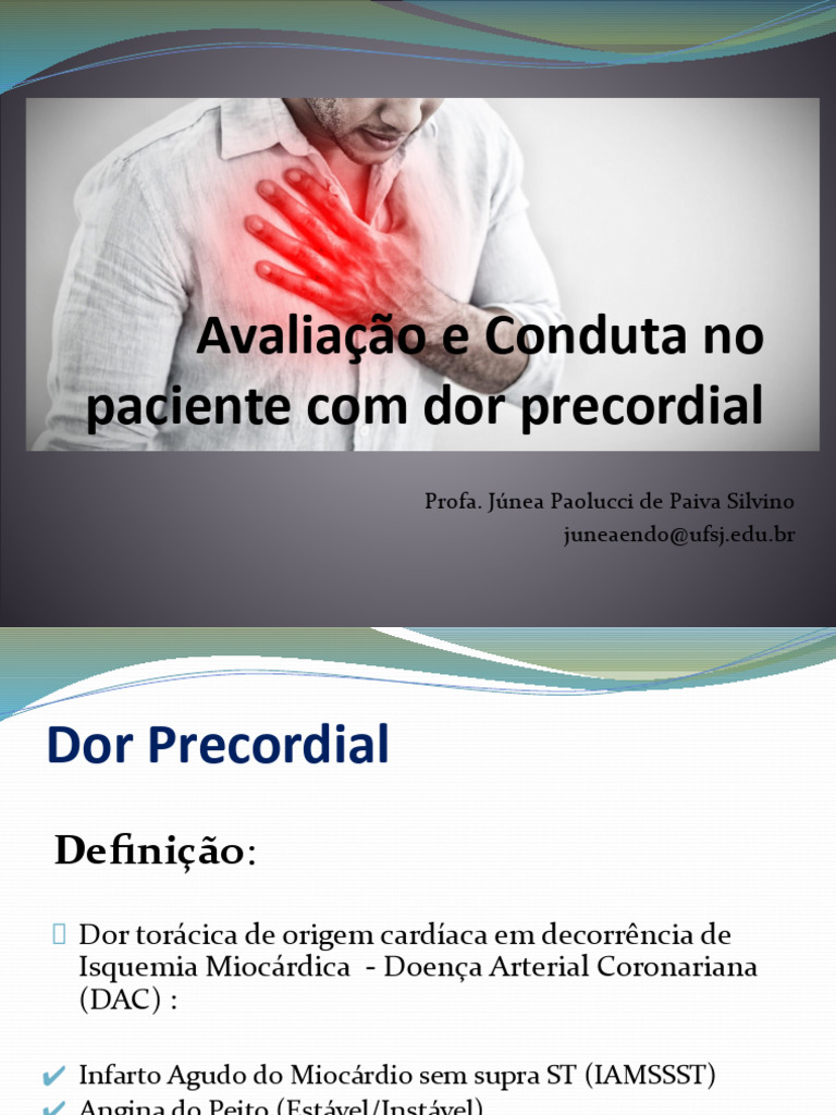 Avaliação da Dor Precordial em Pacientes | PDF | Doença arterial ...