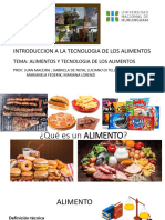 Apunte Resumen Alimento y Tecnologia de Los Alimentos Mariana Lorenzi