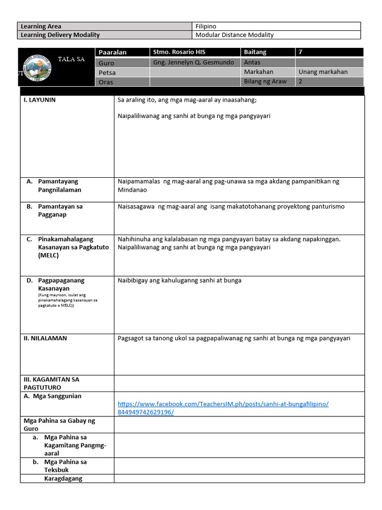 Lesson-Exemplar 1 | PDF