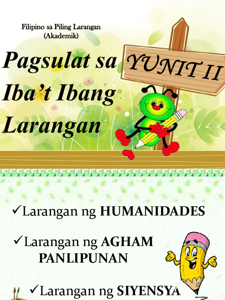 Aralin+6 +Pagsulat+sa+larangan+ng+Humanidades | PDF