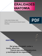 Generalidades de Anatomia