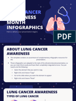 Lung Cancer Awareness Month Infographics by Slidesgo