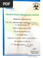 ROHINI Certificate | PDF