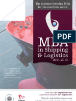 LP0079 - MBA in Shipping & Logistics (TT02)