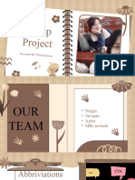 Brown and White Cute Group Project Presentation