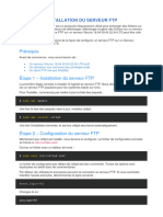 Installation Du Serveur FTP
