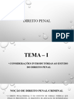 Tema - I - Direito Penal