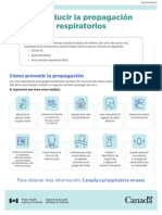 Help Reduce Spread Respiratory Viruses Factsheet Spa