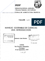 S944.5.W3T3 Taller Sobre Manejo Sostenible de Cuencas Una Introducción 1997, San Dionisio