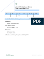 2324 Level N (Grade 12 UAE - Gulf) Biology Exam Related Materials T1 Wk6