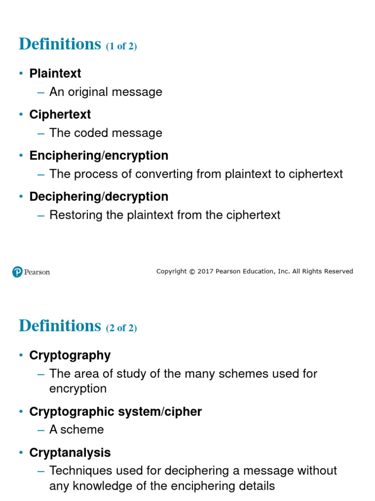 Lecture 4-9 NIS (Classiscal Crypto) - Fall2023 | PDF | Cryptography ...