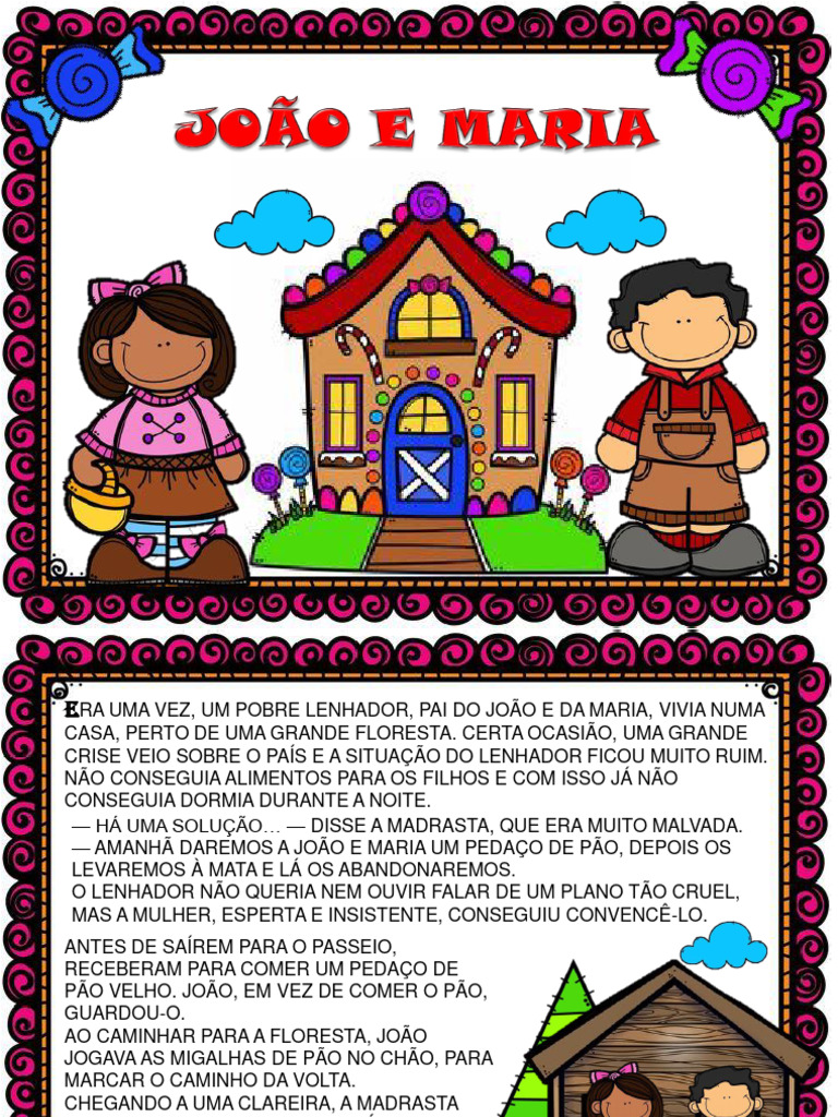 Historia João e Maria | Download grátis PDF | João e Maria