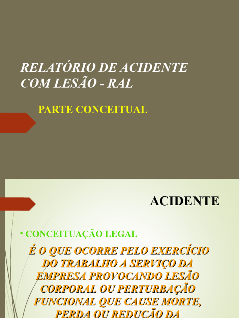 Acidente De Trabalho Pdf