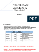 Ejercicio 52, 53 y 54 Pasivos