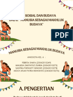 ISBD Manusia Sebagai Makhluk Budaya