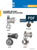 DeZurik DR40-145-250 Actuador de Diafragma (Inglés)