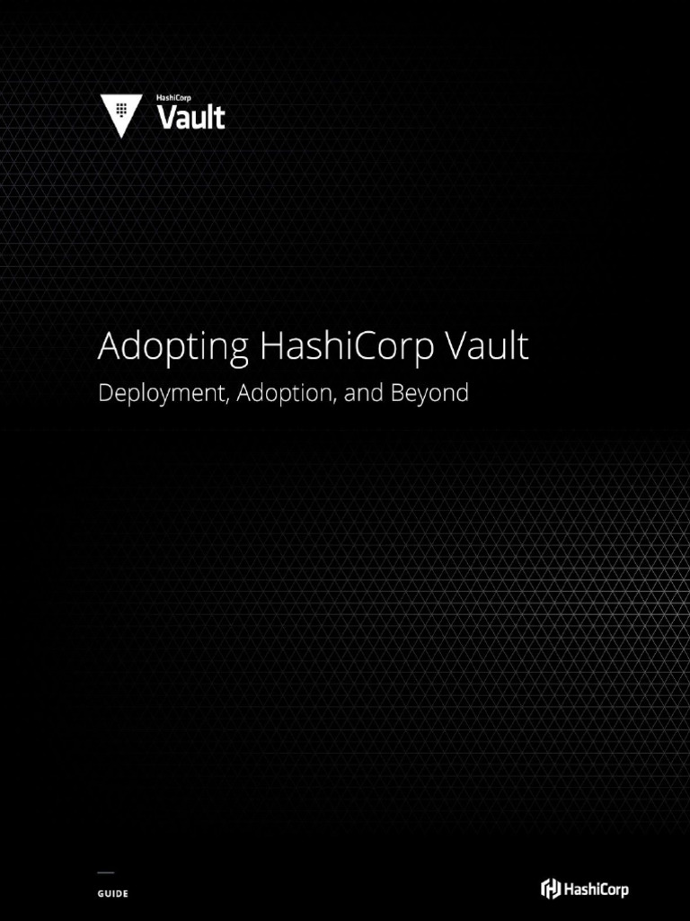 Hashicorp Vault PDF Encryption Backup