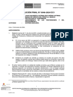 RESOLUCIÓN FINAL #0046-2024/CC1: Comisión de Protección Al Consumidor #1 Sede Central