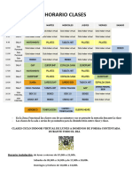 Horario Marzo 2023 Costablanca Gym Alicante Deportes Gimnasio Cardio