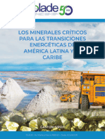 Los Minerales Críticos para Las Transiciones Energéticas .... ALC OLADE