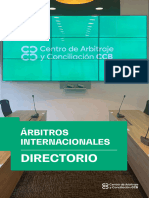 Directorio - Arbitros - Internacionales de La CCB